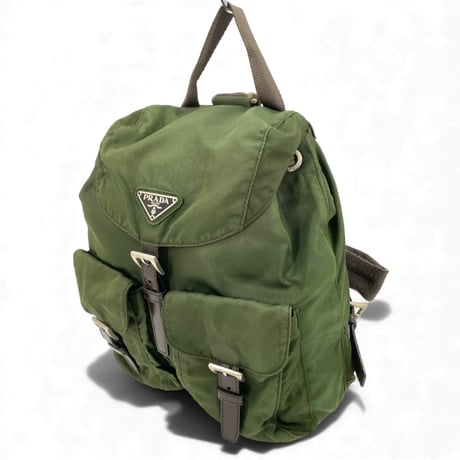 PRADA リュックサック　テスート カーキ