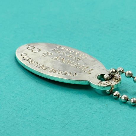 TIFFANY リターントゥ オーバルタグ ネックレス SV925