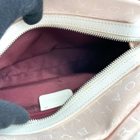 BVLGARI　ロゴマニア　ミニボストン