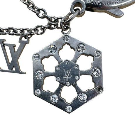 LOUIS VUITTON シルバー メッキ バッグ チャーム キーリング
