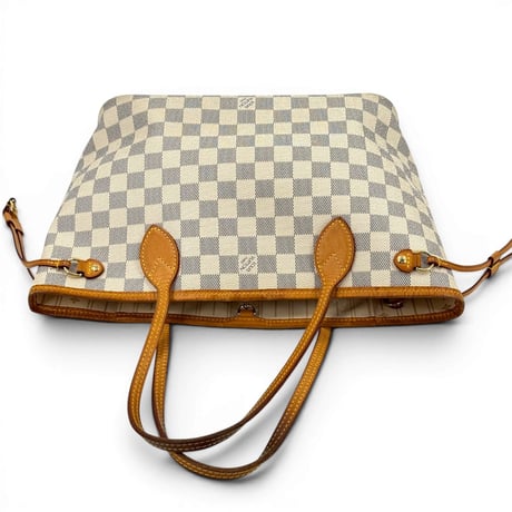 LOUIS VUITTON ネヴァーフルPM ダミエ・アズール ホワイト トートバッグ N51110