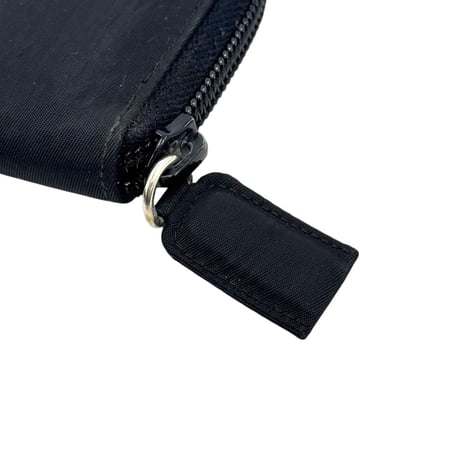 PRADA テスート ブラック ラウンド ジッピーコインパース