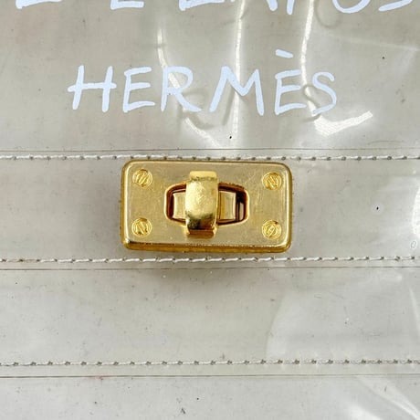 HERMES ビニール ケリー ハンドバッグ