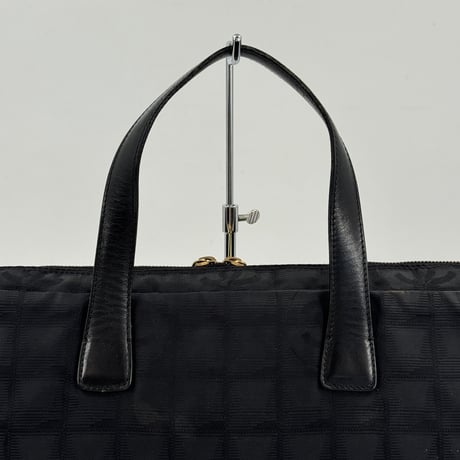CHANEL ニュー トラベル ライン ブリーフケース ブラック ナイロン ビジネスバッグ