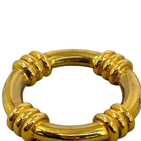 HERMES ゴールド メッキ ブーエ スカーフ リング