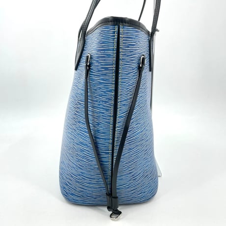 美品 LOUIS VUITTON エピ ブルー ネヴァーフル MM M51053 レディース トートバッグ ポーチ