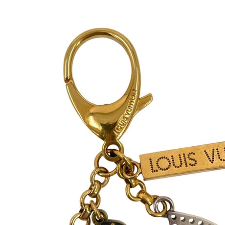 LOUIS VUITTON ビジュー サック タページ バッグ チャーム ゴールド シルバー M65090