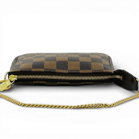 LOUIS VUITTON ダミエ エベヌ ミニポシェット アクセサリー ポーチ トTRUNKD&バッグS N58011