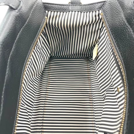 Kate Spade New York ブラックレザー レディース 2way ハンドバッグ