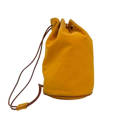 HERMES ポロションミミル 黄色 ショルダーバッグ