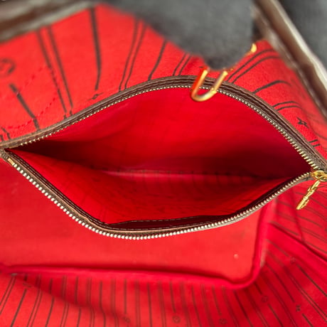 LOUIS VUITTON ネヴァーフルMM ダミエ・エベヌ ブラウン トートバッグ N51105