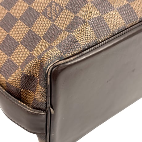 LOUIS VUITTON チェルシー ダミエ エベヌ キャンバス ブラウン トートバッグ N51119