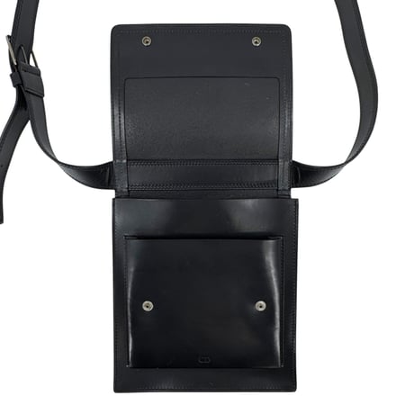 DIOR ブラックレザー ショルダーバッグ
