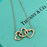 TIFFANY ネックレス トリプルハート 925 SV