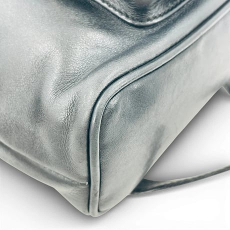 GUCCI ブラックレザー バンブー レディース バックパック