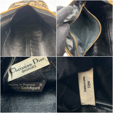 DIOR トロッター キャンバス ハンドバッグ モノグラム オブリーク パース