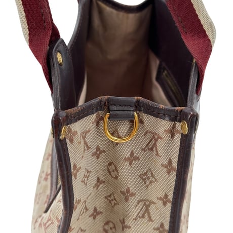 LOUIS VUITTON サック・メアリー・ケイト モノグラム ミニキャンバス ピンク ハンドバッグ M92495