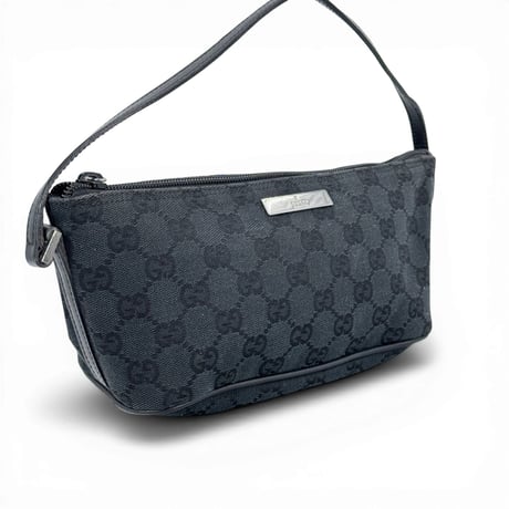 GUCCI GGキャンバス ブラック アクセサリー ポーチ