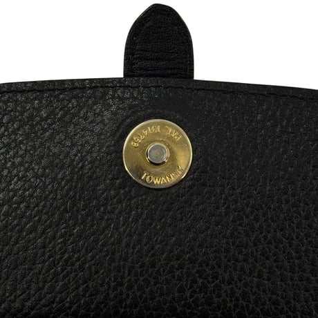 BURBERRY ブラックレザー ヴィンテージ ショルダーバッグ