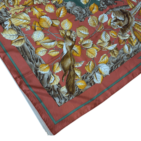 HERMES カレ90 くるみ割り　Casse Roisette Scarf JT110