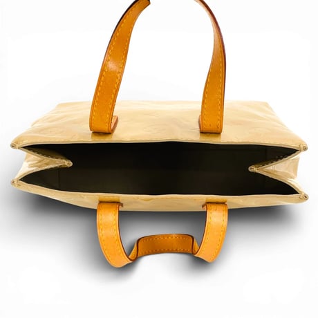 LOUIS VUITTON モノグラム ヴェルニス ベージュリードPM M91334 レディース ハンドバッグ