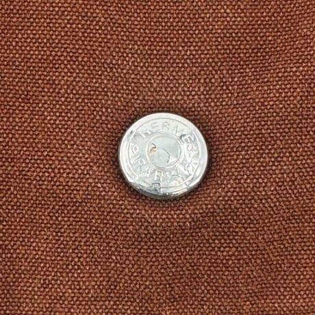 HERMES ブラウン キャンバス エールライン バサス MM ユニセックス ショルダーバッグ