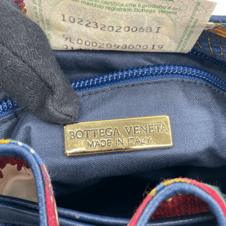 BOTTEGA VENETA　巾着バッグ　マルチカラー