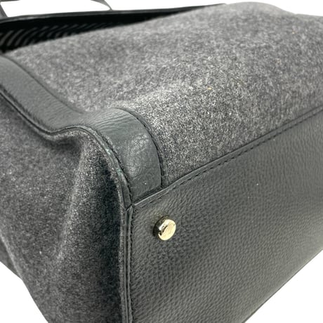 Kate Spade New York ブラックレザー レディース 2way ハンドバッグ