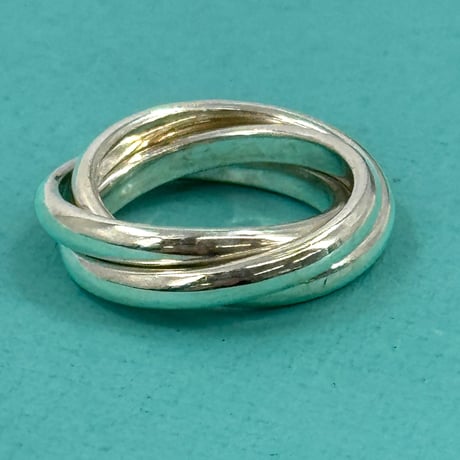 TIFFANY リング トリプル トリニティ SV925