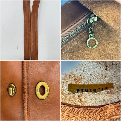 COACH オールドコーチ キャラメル ハンドクラフト レザー ショルダーバッグ