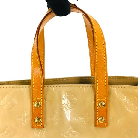 LOUIS VUITTON モノグラム ヴェルニス ベージュリードPM M91334 レディース ハンドバッグ