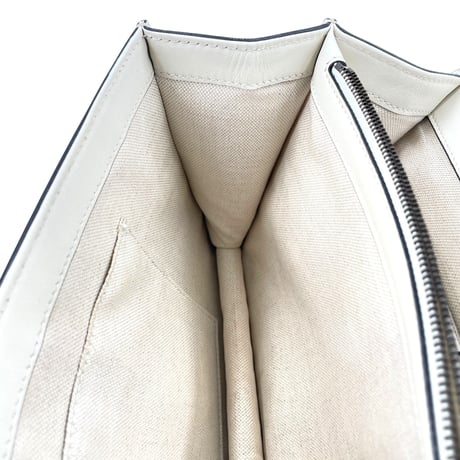 GUCCI ディオニュソス ストライプ ホワイトレザー バンブー 2WAY ハンドバッグ