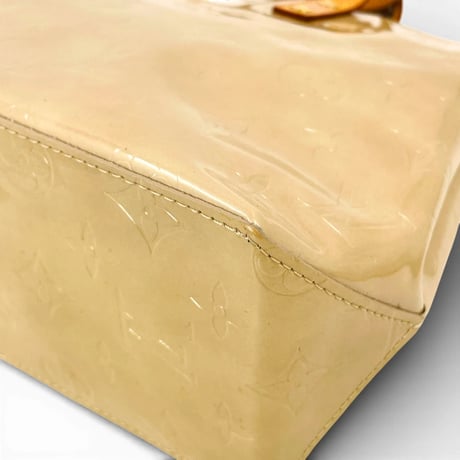 LOUIS VUITTON モノグラム ヴェルニス ベージュリードPM M91334 レディース ハンドバッグ