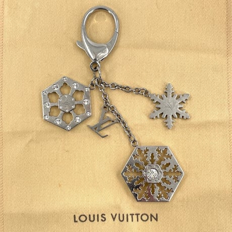 LOUIS VUITTON シルバー メッキ バッグ チャーム キーリング