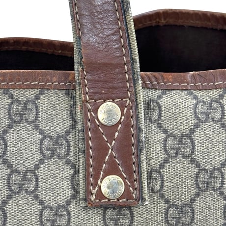 GUCCI GGスプリーム シェリーライン ベージュ トートバッグ