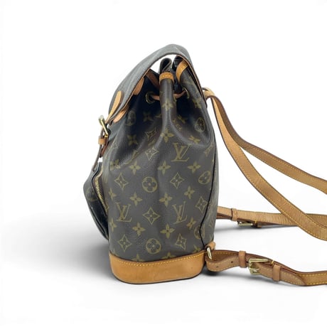 LOUIS VUITTON モンスリMM モノグラムキャンバス ブラウン バックパック M51136