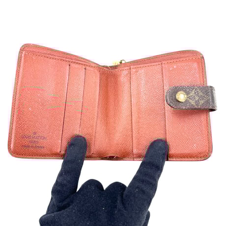 LOUIS VUITTON モノグラム コンパクト ジッピーウォレット M61667 バイフォールド