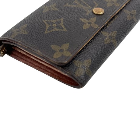 LOUIS VUITTON モノグラム ヴィンテージ トレザー ウォレット M61730
