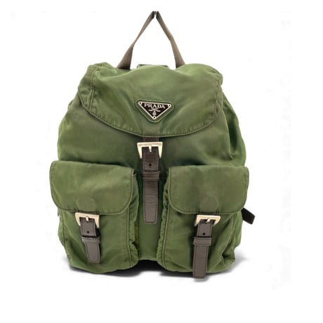 PRADA リュックサック　テスート カーキ
