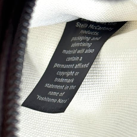 YOSHIMOTO NARA x STELLA McCARTNEY ホワイト キャンバス ショルダーバッグ
