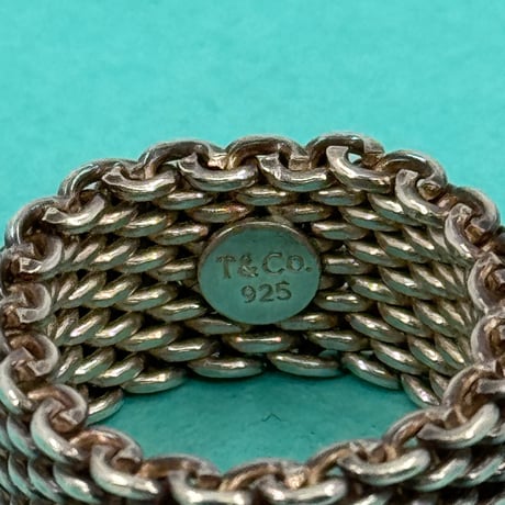TIFFANY リング サマセットメッシュ SV925 14号