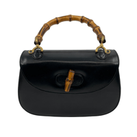 GUCCI　バンブー　2way　ブラック