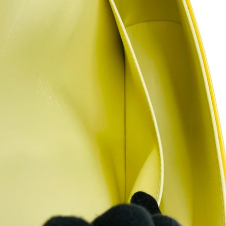 LOUIS VUITTON モノグラム ヴェルニス トンプソンストリート イエロー M91071 ショルダーバッグ