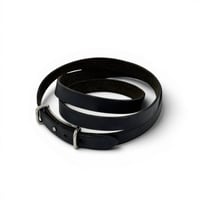 HERMES アピ レザー シルバー ブレスレット