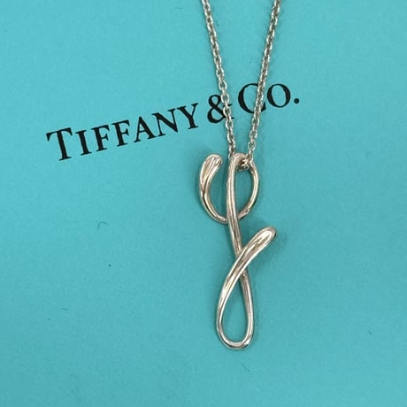 TIFFANY イニシャル Y ネックレス ペレッティ SV925