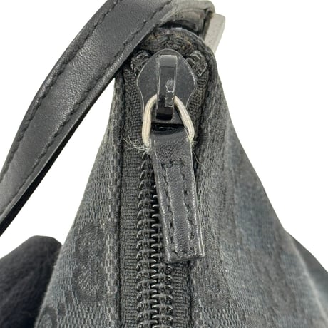 GUCCI GGキャンバス ブラック アクセサリー ポーチ