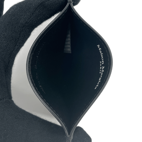 MAISON MARGIELA　カードケース　レザー　黒　RB422