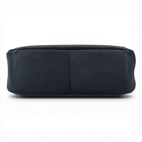 BVLGARI ブラックレザー ショルダーバッグ