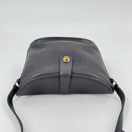 COACH オールドコーチ レザー ショルダーバッグ ブラック グラブタン