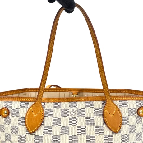 LOUIS VUITTON ネヴァーフルPM ダミエ・アズール ホワイト トートバッグ N51110